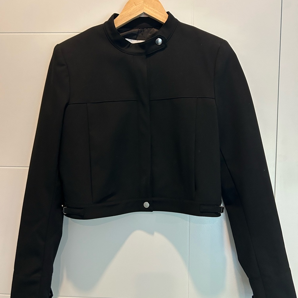 Zara Cropped Black Women's Jacket